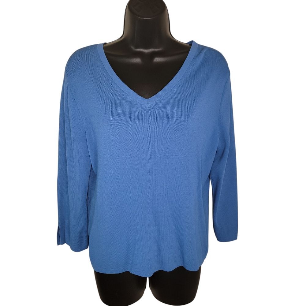 Pendleton V-neck Knit Pullover Sweater Size Medium